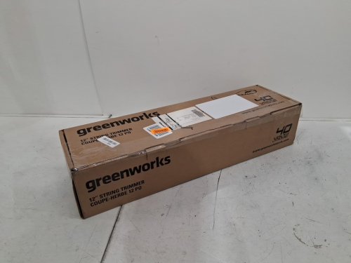 Greenworks *tool only* Cordless String Trimmer with adjustable handle - compatible with 40V greenworks battery - *tool only* - 12"- green/black (Model: stf309) image 7