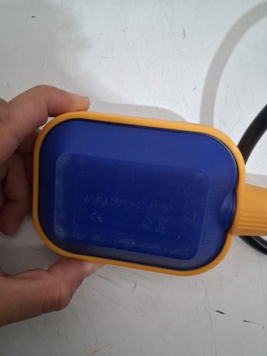 Guetneu Universal Tethered Float Switch with Counterweight - 110-250V - yellow/blue (model: XS-FQ-024-2) image 4