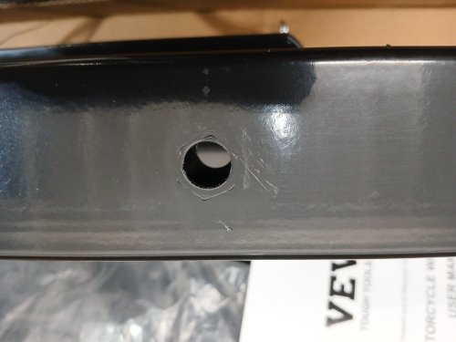 Upright Motorcycle Wheel Chock - 1800LBS Capacity - Black (Model: TY210075) image 7