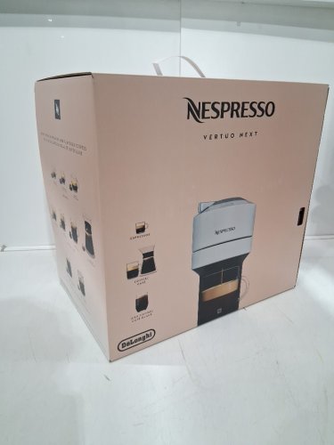 NESPRESSO BY delonghi VERTUO NEXT single serve ESPRESSO & coffee MACHINE - WHITE/BLACK (MODEL: ENV120WCA) image 2