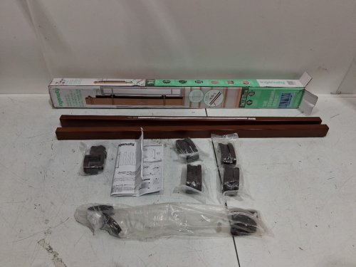 Ingenuity The Stairway+ Series Banister to Banister Gate Mounting Kit - for 37” gates - dark wood (model: 27573) image 2