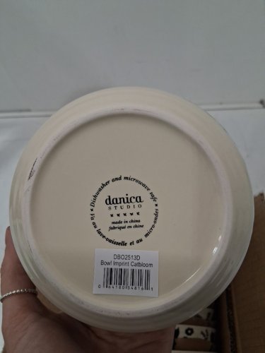 6pk danica studio Catbloom Imprint Bowl - black/white image 4