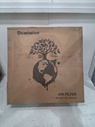 demiwise reusable washable electrostatic aluminum merv 8 air filter - 20" x 25" x 1" - silver image 2