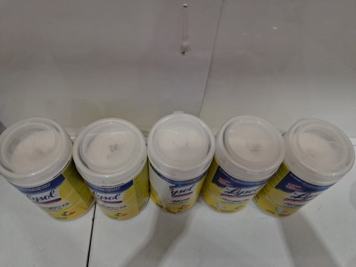 5pk lysol advanced disinfecting wipes - 550 wipes total - citrus scent (model: 1708072) image 3
