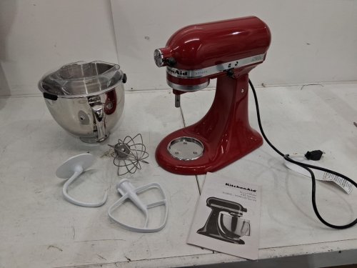 KitchenAid Artisan Series Tilt-Head Stand Mixer- 5QT - Empire Red - (model: KSM150FBER) image 10