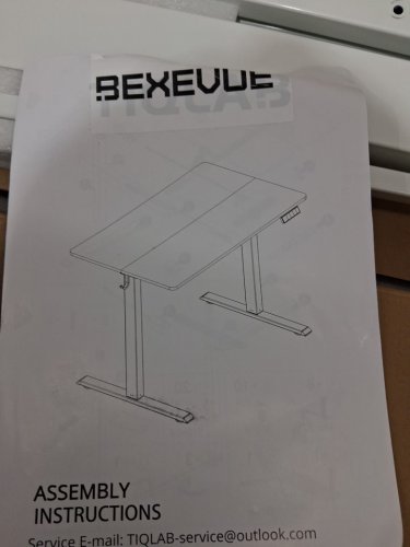 BEXEVUE Electric Height Adjustable Standing Desk - 47" x 24" - maple (model: U20002047WW-1) image 11