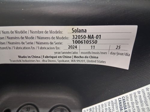 DIONO SOLANA NO LATCH SINGLE BACKLESS BOOSTER CAR SEAT WITH CUP HOLDERS, 40LBS-120LBS - BLACK (MODEL: 32050-NA-01) image 4