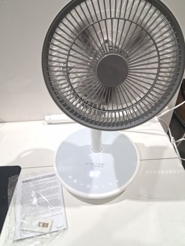 Woozoo 360° Pedestal 12-SPEED Air Circulator - ADJUSTABLE HEIGHT 21" TO 40" - WHITE (Model: STF-360DC/1747373) image 3
