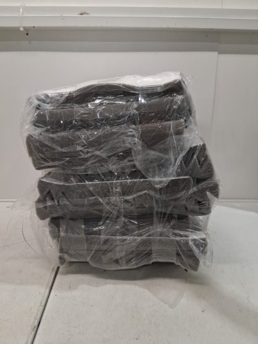 18pk self-adhesive High Density foam Soundproofing Panels - 12" x 2" - grey image 4