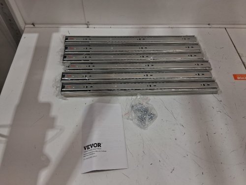 6pr sliding drawer side mount rails - 22" - stainless steel (model: 4605s2.550-6) image 3