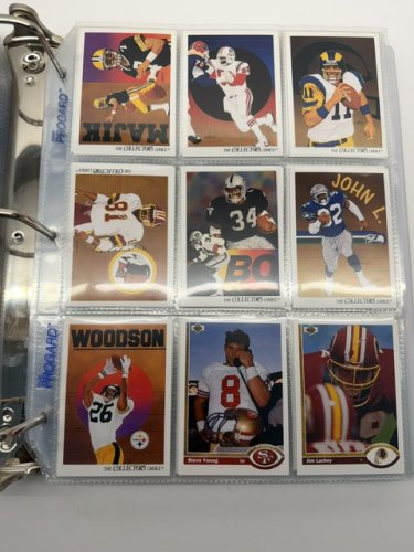 750 APPROX ASSSTD 1991 UPPER DECK NFL FOOTBALL CARDS image 13