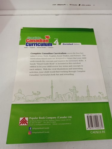 Complete Canadian Curriculum enriched edition (Revised & Updated) - Grade 4 - Math, English, Social Studies, and Science (model: 8880944 ) image 3