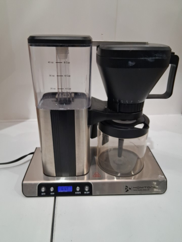 Homtone programmable Fast Brew Coffee Maker with LCD Display and Adjustable Strength - 8-Cup - black - (model: cm1068t-ul) image 3