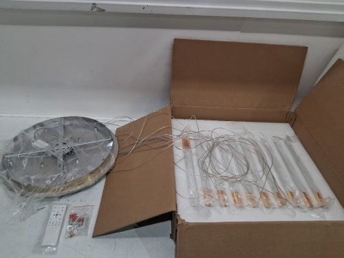 GEADI 10-Light Modern Crystal High Ceiling adjustable Chandelier - 3000-6000K - gold/clear (model: B0FVXVJ1WC) image 6
