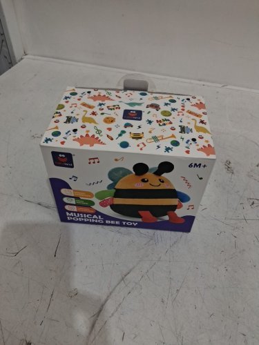 baby hahaland interactive popping bee toy - 6m-12m image 2