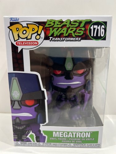 Funko pop! Television: beast wars transformers - megatron vinyl figure (#1716) image 2