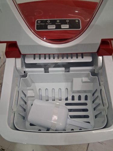 Frigidaire Compact Ice Maker MAKES 26LBS PER DAY - 2.3QT - RED (MODEL: EFIC108-RED) image 5