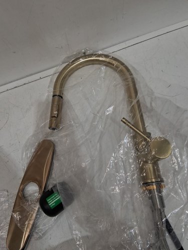 MOEN Pull Down Kitchen Faucet - 13" - BRUSHED GOLD image 4