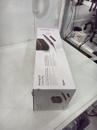 6PC DYSON i.d curly + coily airwrap multi styler and hair dryer with bluetooth - amber silk ( model: hs08) image 14