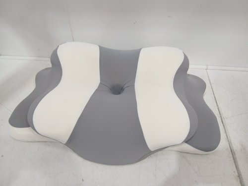 WENGTY cervical Memory Foam Pillow for Neck and Shoulder Comfort - QUEEN/ 24" x 17" x 5.8" - white/grey image 3
