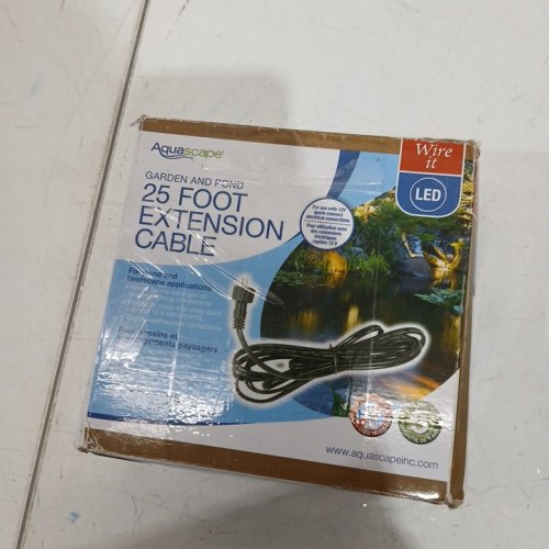 aquascape GARDEN AND POND extension cable - 25FT - BLack image 2