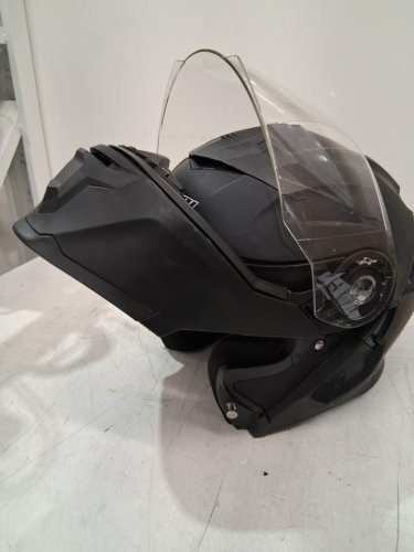 Adult JIEKAI Motorcycle Modular Full Face Flip up Helmet - DOT Approved - large - Matte Black MODEL: JK-912) image 6