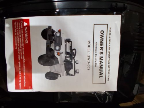 YunTopKids Ride on Car with Remote Control - 12V - 7AH - 66LBS CAP - 22.4" x 35.4" x 23.6" - White(Model: QWD-002) image 8