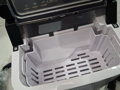 Iceman Dual-Size Ice self cleaning portable counter top ice maker - 22lbs/24hrs - black (model: rj56-bul-12) image 5