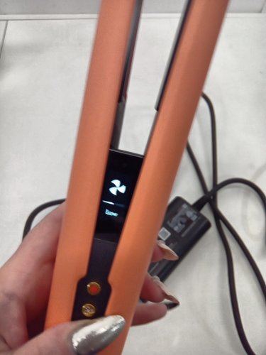 dyson airstrait wet to dry hair straightener - LIMITED EDITION APRICOT/ TOPAZ  (model: ht01) image 11
