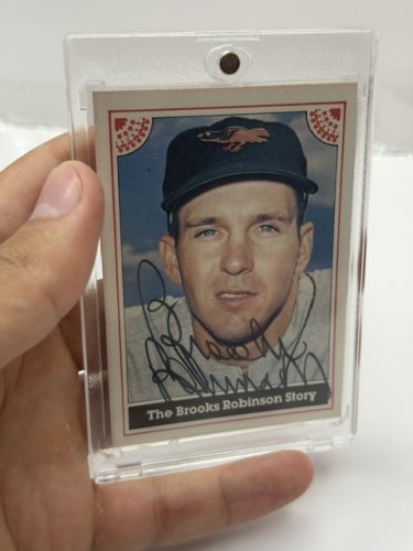 SIGNED *VERY RARE* THE BROOKS ROBINSON STORY 1983 ASA INC. CARD LIMITED EDITION #907/2000 image 3