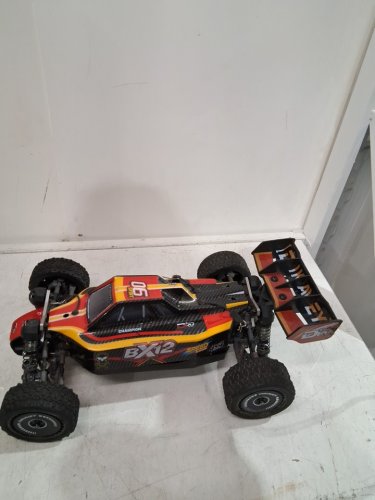 High Speed Racing RC Buggy - 1:12 scale - red/black image 4