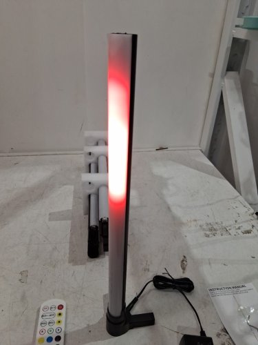 Tyute Modern LED Floor Corner Lamp with Remote - 60" - Black (Model: SSG-500) image 4