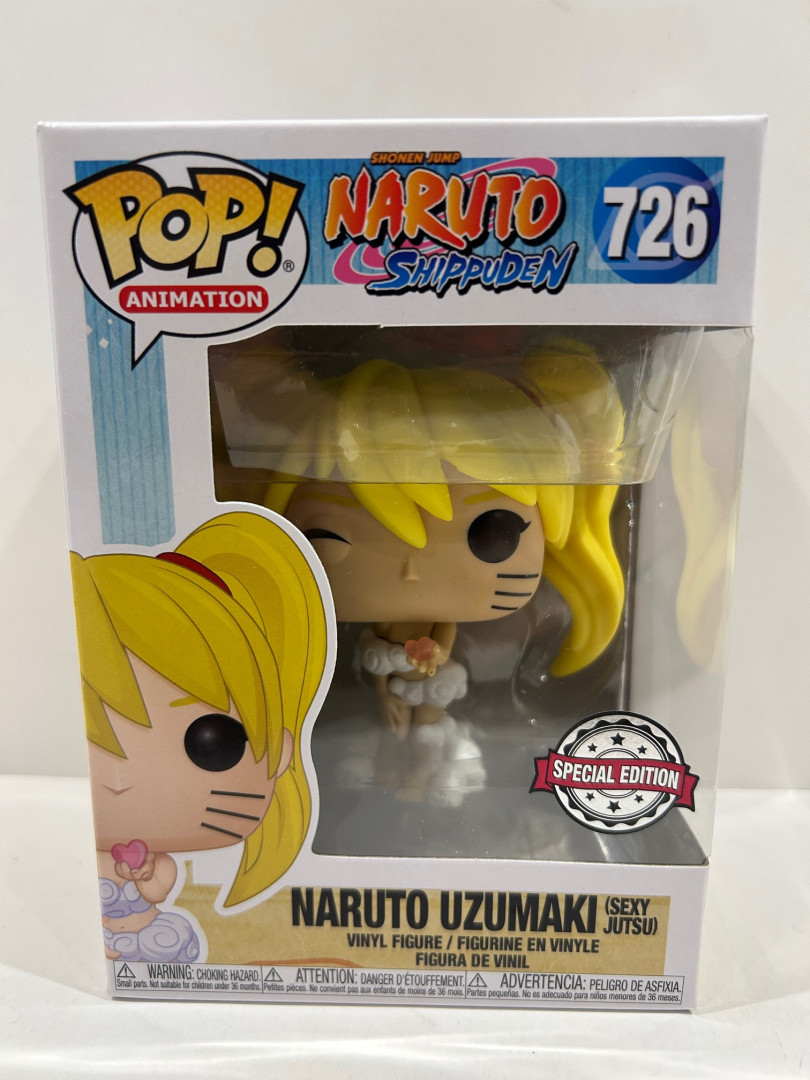 Funko pop! **special edition** Animation: naruto shippuden - naruto uzumaki (sexy jutsu) vinyl figure (#726) image 2