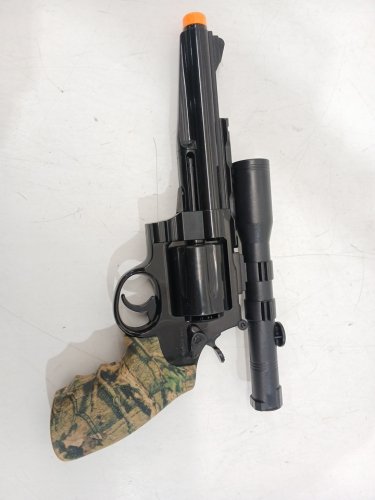 Kids toy gun with sound effects - black image 2