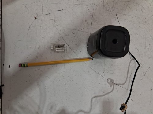 Aniborsa USB & Battery Operated Electric Pencil Sharpener - 6mm - 8mm PENCILS - black (model:  1705) image 4