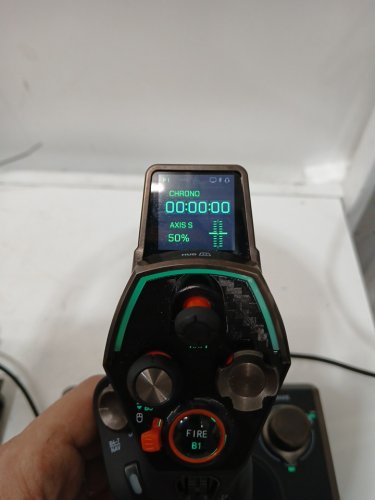 TURTLE BEACH VELOCITYONE FLIGHTDECK UNIVERSAL HOTAS SIMULATION SYSTEM JOYSTICK AND THROTTLE FOR AIR/SPACE COMBAT SIMULATION ON WINDOWS 10/11 PC - TOUCH DISPLAY AND 139 PROGRAMMABLE CONTROLS (MODEL: TBS-0724-05) image 5