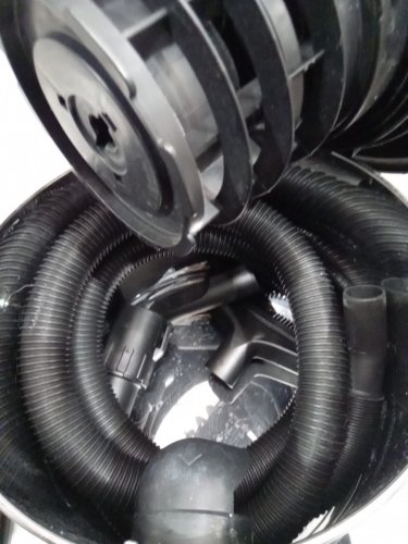 AMAZON BASICS STAINLESS STEEL WET/DRY VACUUM - 3HP - 4GAL - SILVER/black (MODEL: VO407S) image 5