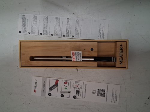 Meater Plus Wireless and Bluetooth meat thermometer for various meats and fish - 165FT range - Stainless steel (Model: RT1-MT-MP01) image 4