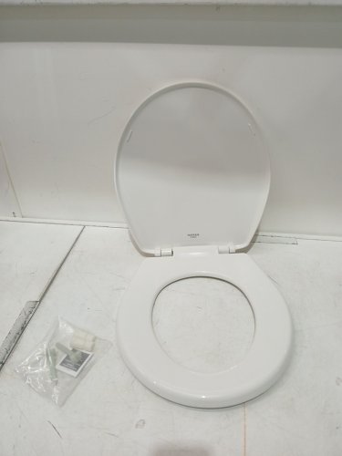 MAYFAIR BY BEMIS CASWELL ROUNDED TOILET SEAT - WHITE (MODEL: 1880SLOW 000) image 4