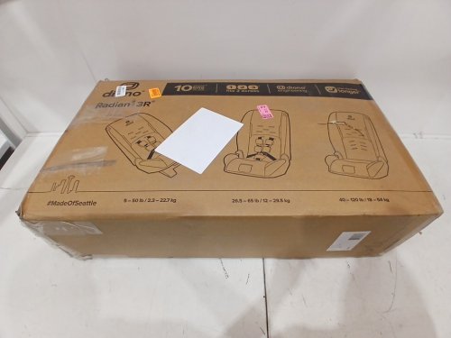 Diono Radian 3r 3-in-1 FOLDABLE & Convertible Car SeaT WITH CUP HOLDERS - 120LBS MAX - Pink COTTON CANDY (MODEL: 50644-NA-01) image 2