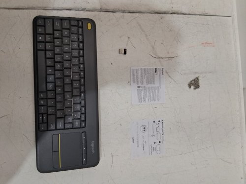 LOGITECH MEDIA K400 PLUS WIRELESS TOUCH KEYBOARD for PC and TVs - BLACK (MODEL: 920-007119) image 4