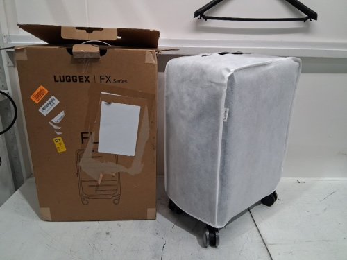 Luggex hard shell carry on luggage with laptop compartment - 20" - black (model : FLO) image 3