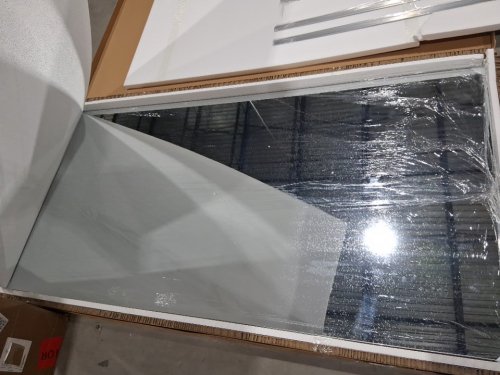 2pk Frameless Gym Mirror for Home Gym Wall - 70.8" x 35.4" - silver image 12
