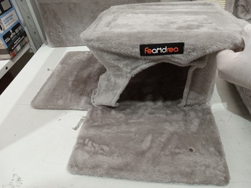 Feandrea Small Cat Tower with Widened Perch and scratching posts - 37.8" - grey (model: pct51wv1) image 4