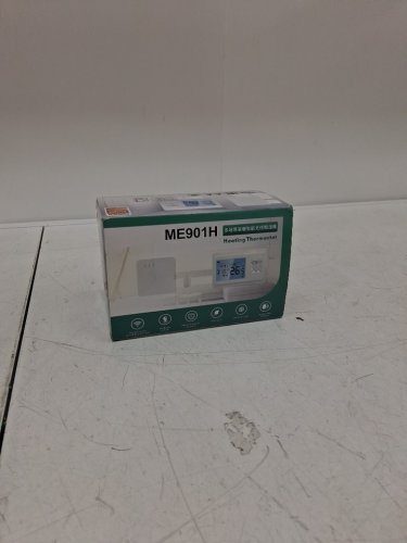 heating thermostat - compatible with alexa - smart life - tuya and google assistant - white (model: me901h) image 2