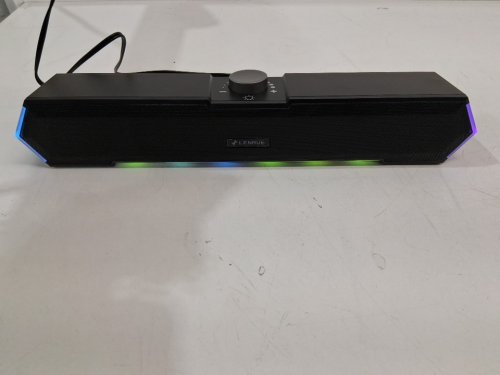LENRUE CORDED RGB COMPUTER SPEAKER - BLACK (MODEL: G11) image 2