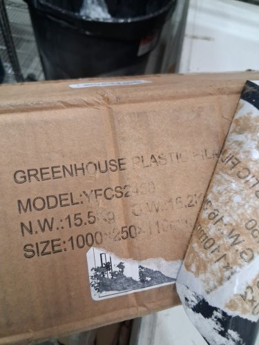 GREENHOUSE FILM PLASTIC POLYETHYLENE SHEETING 6MIL 24FT x 50FT - CLEAR (MODEL: pewsm2450ft000001v0) image 4