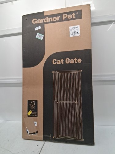 Gardner Pet extra tall adjustable pet gate for door ways - 51" to 87" x 27.5" - 37" - white (MODEL: GP01L0125WH) image 3