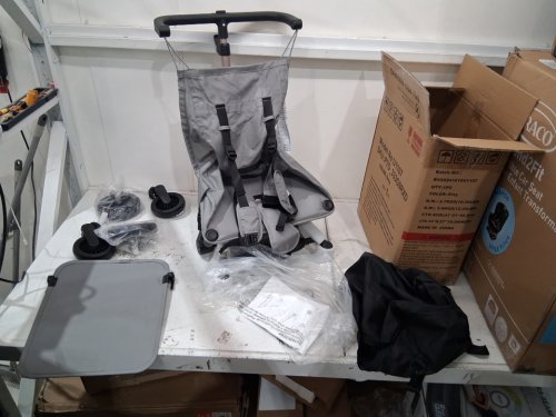 LIGHTWEIGHT PORTABLE BABY TRAVEL STROLLER - GREY (MODEL: U1107) image 2