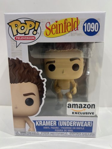 Funko pop! **amazon exclusive** Television: seinfeld - kramer (underwear) vinyl figure (#1090) image 2